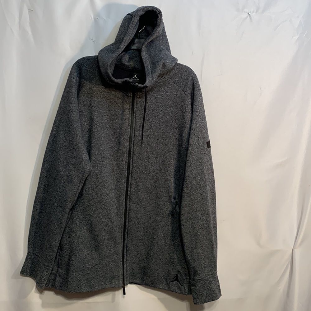 Men’s NIKE JORDAN Gray FLEECE XXL Jacket/Hoodie